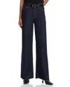 Rails Getty High Waist Cuffed Wide Leg Jeans In Midnight