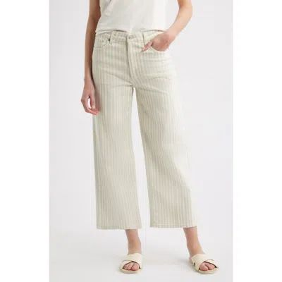 Rails Getty High Waist Crop Wide Leg Jeans In White