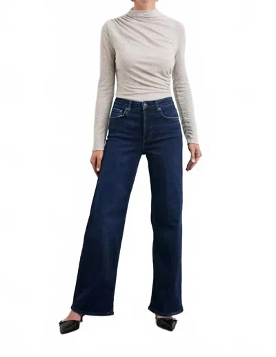 Rails Getty High-rise Flared Jean In After Midnight In Blue