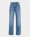 Rails Getty Wide High-rise Jeans In Blue