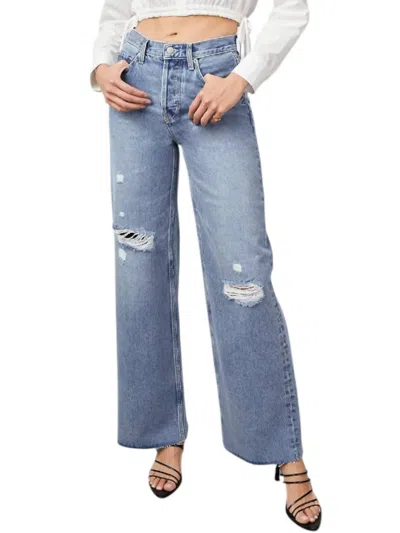 Rails Getty Wide Leg Jeans In Breezy Blue
