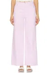Rails Getty Wide Leg Jeans In Lilac In Blue
