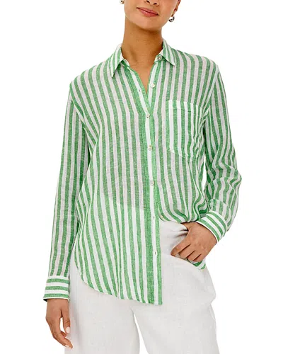 Rails Giada Striped Shirt In Green