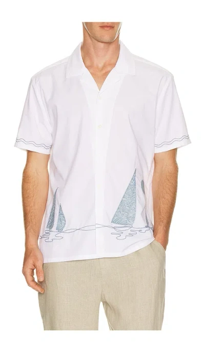 Rails Gibson Short Sleeve Shirt In White