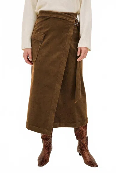 Rails Graciela Midi Skirt In Chestnut In Brown