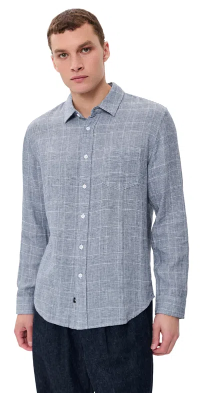 Rails Gracy Button Down Shirt Navy White In Multi