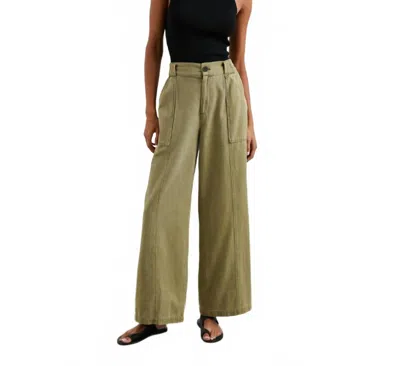 Rails Greer Wide Leg Pants In Canteen In Blue