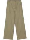 Rails Greer High-rise Straight-leg Twill Pants In Green