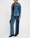 Rails Grove Starry Night Denim Trucker Jacket In Starry Night