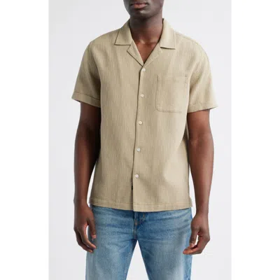 RAILS RAILS HANEY TEXTURED SHORT SLEEVE COTTON BUTTON-UP SHIRT