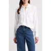 Rails Hannah Cotton Blend Button-up Shirt In Optic White