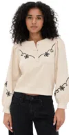 Rails Hanne Sweatshirt Ecru In Sand