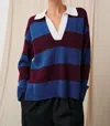 Rails Harris Collared Sweater In Multi