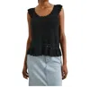 Rails Hattie Top In Black In Black