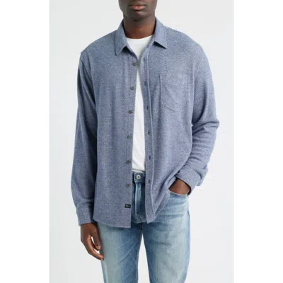 Rails Hawke Twill Button-up Shirt In Blue