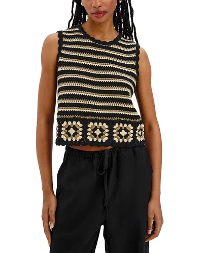 RAILS HAZEL CROCHET KNIT TOP