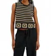 Rails Hazel Crochet Sweater Vest In Multi