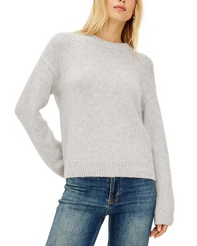 Rails Helly Rib Trim Crewneck Sweater In Gray