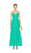 Rails Women's Henrietta Eyelet Cotton Maxi Dress In Jade