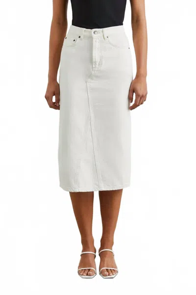 Rails Highland Midi Skirt In Ecru Patchwork In White