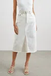Rails Highland Two-tone Denim Midi Skirt In Multi