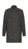 Rails Hockney Coat In Grey Check Plaid