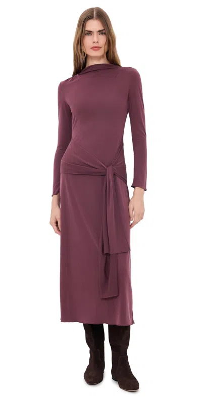 Rails Hollis Dress Wine In Brown