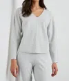 Rails Hollyn Sweater In Light Heather Grey In Gray