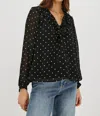 Rails Honora Top In Polka Dots In Black