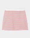 Rails Hope Stripe Cotton Terry Cloth Skirt In Cherry Stripe