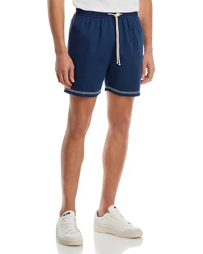 Rails Hudson 6 Shorts In Navy White Palm