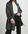 Rails Hugo Coat In Charcoal Check In Black