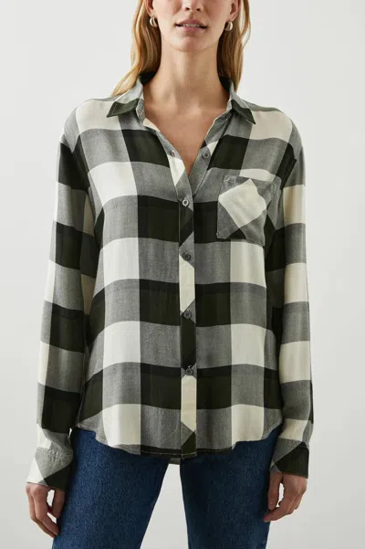 Rails Hunter Button-down Shirt In Rosemary Onyx
