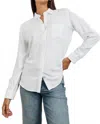 Rails Hunter Button Down Top In Ivory Check In Multi