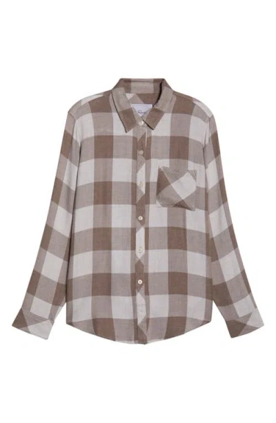 Rails Hunter Plaid Button-up Shirt In Brown