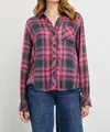 Rails Hunter Plaid Button-front Shirt In Pink