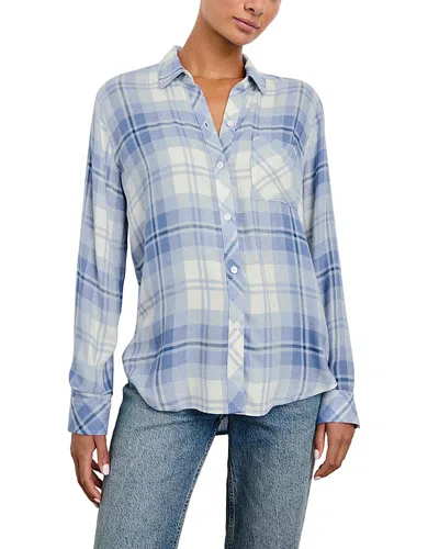 Rails Hunter Plaid Shirt In Bluebell Snow