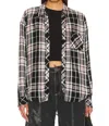 Rails Hunter Plaid Shirt In Onyx Rose In Multi