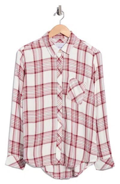 Rails Hunter Plaid Shirt In White