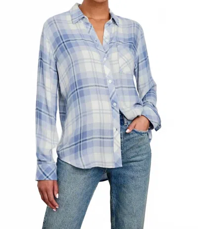 Rails Hunter Shirt In Bluebell Snow