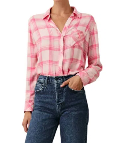 Rails Hunter Shirt In Brave Pink In Multi
