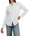 Rails Hunter Button Down Top In Ivory Check In Multi