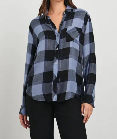 RAILS HUNTER SHIRT IN PERIWINKLE NAVY
