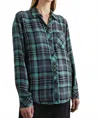 Rails Hunter Shirt In Smoke Agave Black In Black