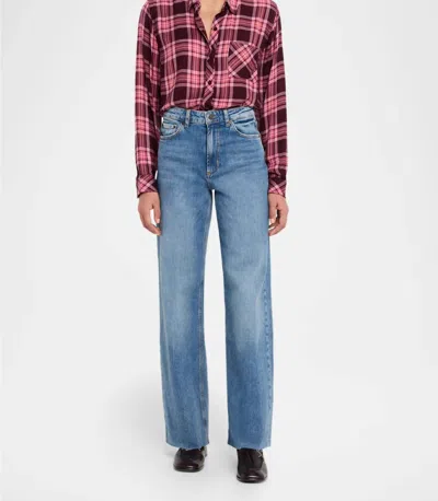 Rails Hunter Long Sleeve Shirt In Mauve Mulberry Ivory In Multi