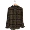 Rails Hunter Watercolor Plaid Button-up Shirt In Brown