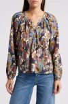 RAILS RAILS INDI FLORAL BALLOON SLEEVE TOP