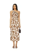 Rails India Midi Dress In Brown