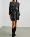 Rails Inez Dress In Charcoal In Black
