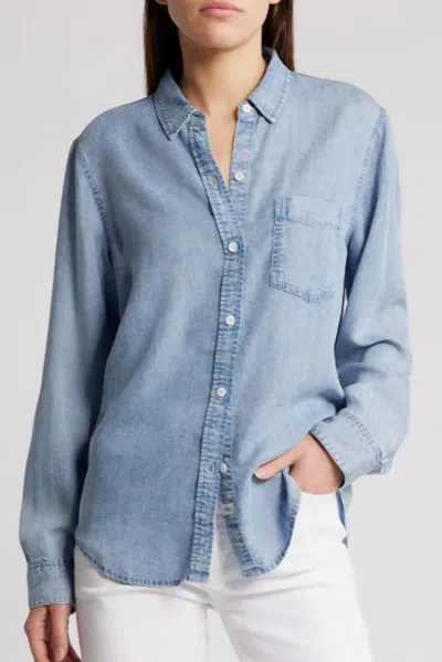 Rails Ingrid Denim Shirt In Med Vintage Cloud Wash In Blue